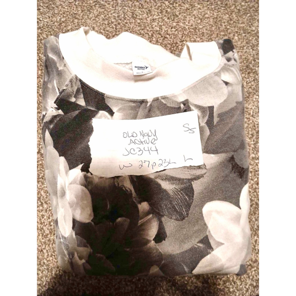 Old Navy Active Floral Print Dolman Sleeve Sweatshirt - Size L - JC344 - Picture 7 of 9